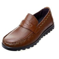 上海牛头牌正品商务休闲皮鞋透气头层牛皮真皮皮鞋爸爸鞋D331053G