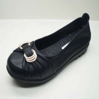 正品上海花牌2014新品四季鞋 舒适休闲平底单鞋 圆头真皮牛皮女鞋子D3720-9