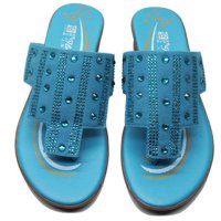 新款夏季拖鞋花牌正品 时尚铆钉水钻休闲旅游拖鞋低跟牛皮防滑女拖鞋1870