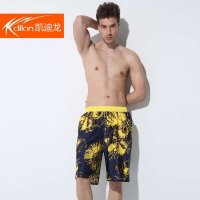 凯迪龙2015夏季新款泳衣男士沙滩裤休闲短裤宽松速干大裤衩15820