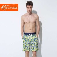 凯迪龙2015夏季新款泳衣男士沙滩裤休闲短裤宽松速干大裤衩15821