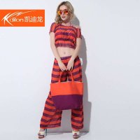 凯迪龙 2015新款 女钢托聚拢泳衣三角比基尼四件套温泉泳装15638