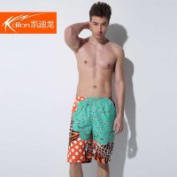 凯迪龙2014夏季新款泳衣男士沙滩休闲短裤宽松速干裤大裤衩14813