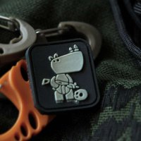 CQB 户外PVC防水 TAD魔术贴章 胸章臂章士气章 肩章 魔术贴