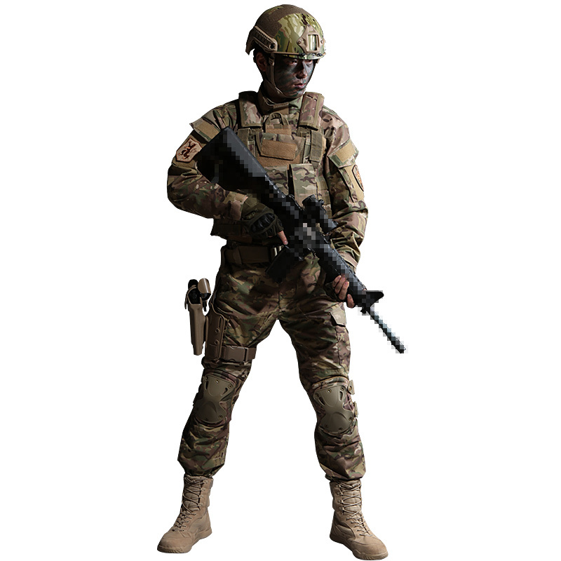 cqb迷彩服套装男军装特种兵军迷服饰作训服外套户外真人cs装备