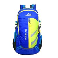 户外尖锋 1352 40L 防水双肩包 户外休闲运动登山旅行野营滑雪徒步包天蓝