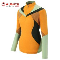 AIMUTU艾牧途速干衣正品夏秋季新款长袖速干T恤女户外快干衣1110