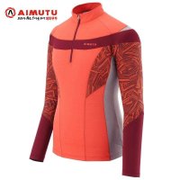 AIMUTU艾牧途速干T恤夏秋新款户外抗紫外线长袖快干速干衣女1102