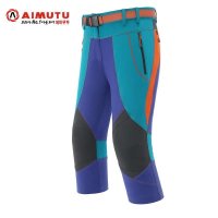 AIMUTU艾牧途 正品夏秋新款户外徒步七分裤女修身速干登山裤5122