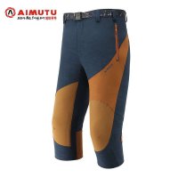AIMUTU艾牧途 正品夏秋款韩版户登山裤男防风防水速干七分裤5115
