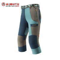 AIMUTU艾牧途 正品夏秋新款韩国户外七分防风裤女速干登山裤5108