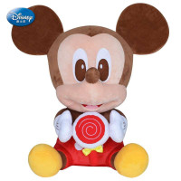 正版迪士尼 棒棒糖米奇可爱米老鼠公仔毛绒创意毛绒娃娃生日礼物