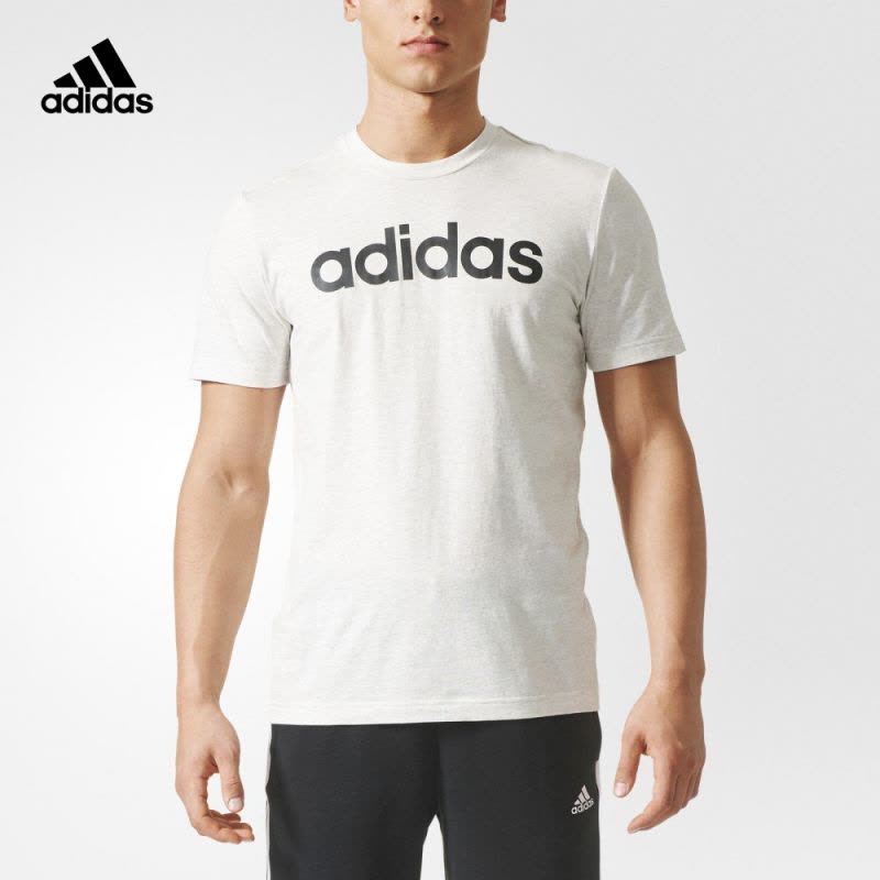 adidas阿迪达斯 男女运动休闲针织短袖T恤S98730图片