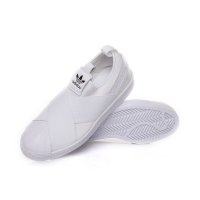 三叶草 adidas阿迪达斯 2017新 女子贝壳头休闲鞋 白色低帮板鞋S81338