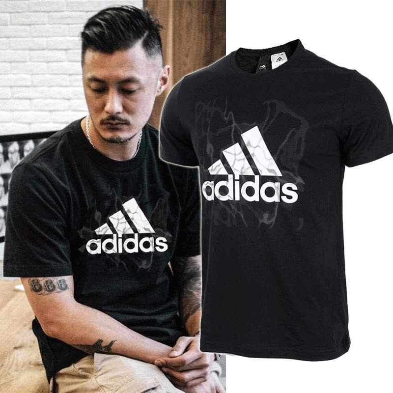 adidas阿迪达斯情侣款舒适短袖BK0970图片