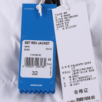 adidas阿迪达斯SST REV JACKET三叶草系列女棉服冬季款BS4424