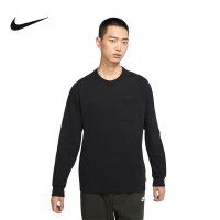 NIKE耐克长袖口袋T恤男上衣春秋款休闲运动卫衣套头衫DR7930-010