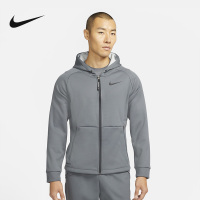 耐克(NIKE)男子训练梭织夹克秋冬新款加绒保暖运动服跑步健身舒适透气连帽外套 DD2125-068 L