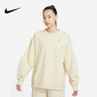 Nike耐克针织套头衫女秋季JORDAN FLIGH 圆领宽松卫衣DQ4600-234