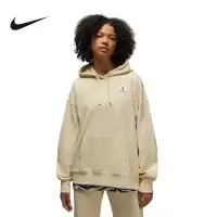 Nike耐克Jordan女子针织连帽衫秋季新款休闲卫衣加绒DQ4604-234