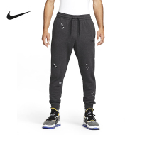 Nike耐克男子卫裤保暖刺绣针织收口跑步运动加绒长裤DQ6146-032
