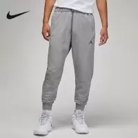 Nike耐克Jordan灰色卫裤男DRI-FIT运动束脚针织长裤子DQ7333-091