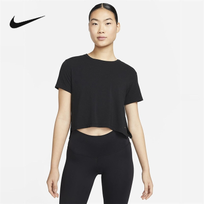 Nike耐克女装2022秋季新款训练运动休闲短袖圆领T恤DM7026-010