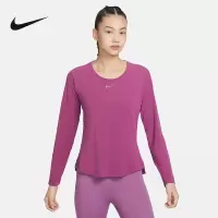 耐克(NIKE) 女子新款圆领宽松透气舒适运动休闲长袖T恤