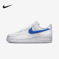 耐克AIR FORCE 1 白蓝空军一号 篮球浮雕 运动板鞋情侣FD0667-100