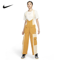 耐克NIKE JORDAN女子运动休闲复古机能风背带阔腿长裤DQ4543-712