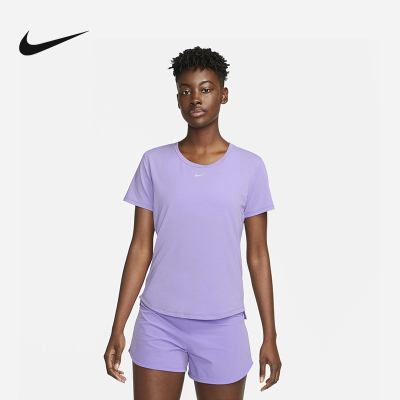 Nike耐克T恤DRI-FIT ONE LUXE女子速干针织衫运动T恤DD0619-567