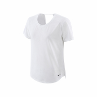 nike耐克DRI-FIT ONE BREATHE 女子夏季短袖上衣圆领白DX0132-100