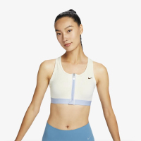 耐克NIKE女2023DRI-FIT支撑衬垫前拉链运动休闲BRA内衣FJ7721-030