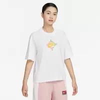 Nike耐克女装短袖2023夏季新款运动服宽松圆领半袖T恤FB8210-100