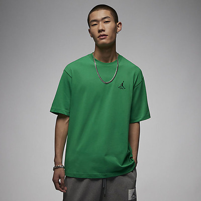 NIKE耐克短袖男夏季新款JORDAN 23纯棉绿色半袖运动T恤DX9562-310
