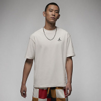 耐克JORDAN 23短袖男夏新款米白色休闲透气背标纯棉T恤DX9562-030