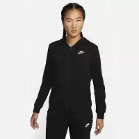 Nike耐克2023春季新款女子运动服加绒保暖连帽外套夹克DQ5472-010