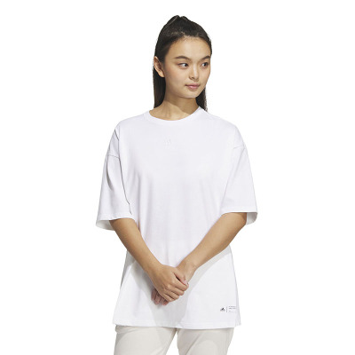 Adidas阿迪达斯官方轻运动女装夏新款宽松圆领休闲短袖T恤IP3960