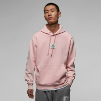 Nike耐克卫衣2023春新款AIR JORDAN男装粉色针织套头衫DR3088-610