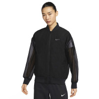 Nike耐克外套女夏季新款宽松耐克勾勾印花梭织运动夹克DV7973-010