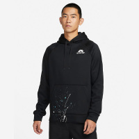 NIKE耐克THERMA-FIT男卫衣2023春季泼墨休闲连帽套头衫DV9907-010