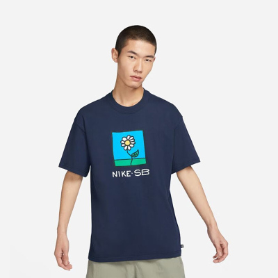 Nike耐克男T恤2023夏季新款花朵短袖百搭运动休闲半袖FB8139-410