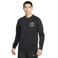 Nike耐克连帽套头衫男装2023春季新款圆领黑色运动卫衣FD4808-010