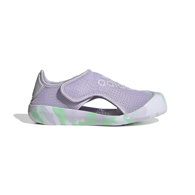 adidas阿迪达斯童鞋23夏款小童女魔术贴透气网面沙滩鞋凉鞋GV7808
