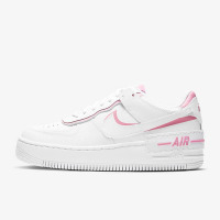Nike Air Force 1 Low Shadow 解构 低帮 板鞋 女款 粉白 CI0919-102