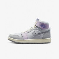 Jordan Air Jordan 1 High Zoom CMFT 2耐磨高帮复古篮球鞋女款紫灰DV1305-005