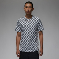 NIKE耐克Jordan短袖男夏新款宽松透气满印纯棉运动T恤FB7390-100