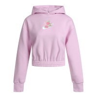 Nike 花卉图案起绒套头连帽卫衣 女款 粉色DH1375621