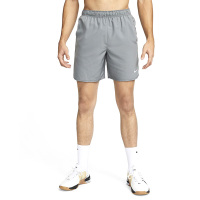 Nike 纯色品牌Logo系绳短裤 男款 银色 DV9345-084