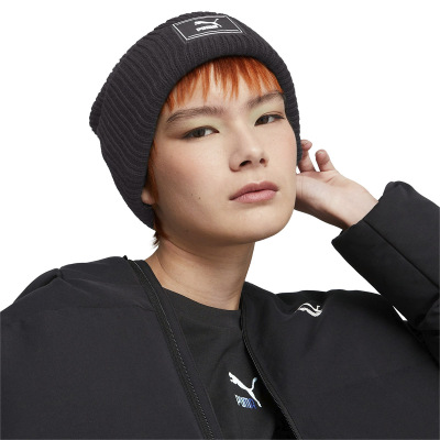 PUMA(彪马)帽类系列PRIME Ws Cuff Trend Beanie帽子黑色3PU02405601